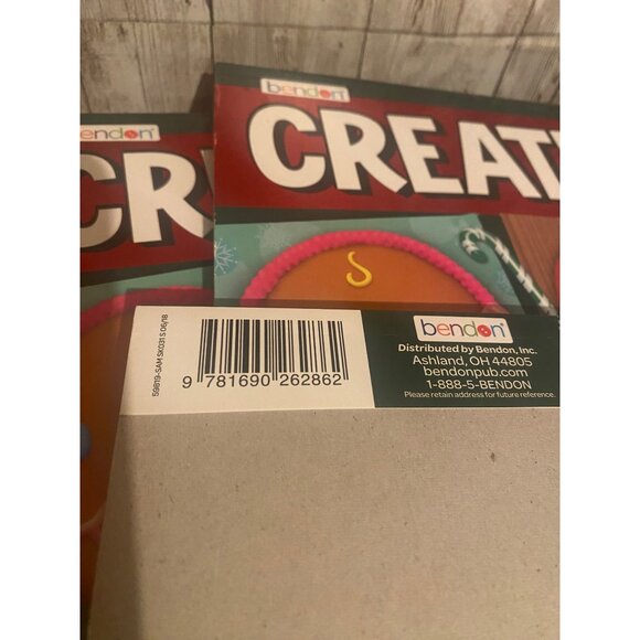 Lot of 3 Create A Face Christmas Time Activity Book Set With Stickers For Kids - Picture 2 of 6